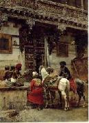 unknow artist Arab or Arabic people and life. Orientalism oil paintings 197 oil on canvas